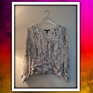 White House Black Market -- White Blouse -- Size M